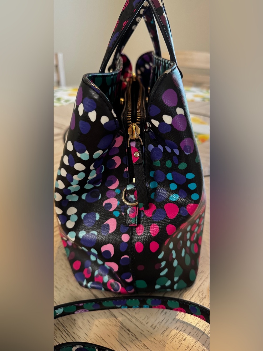 Kate Spade New York Confetti Dot Satchel Crossbody Bag - Picture 7 of 16